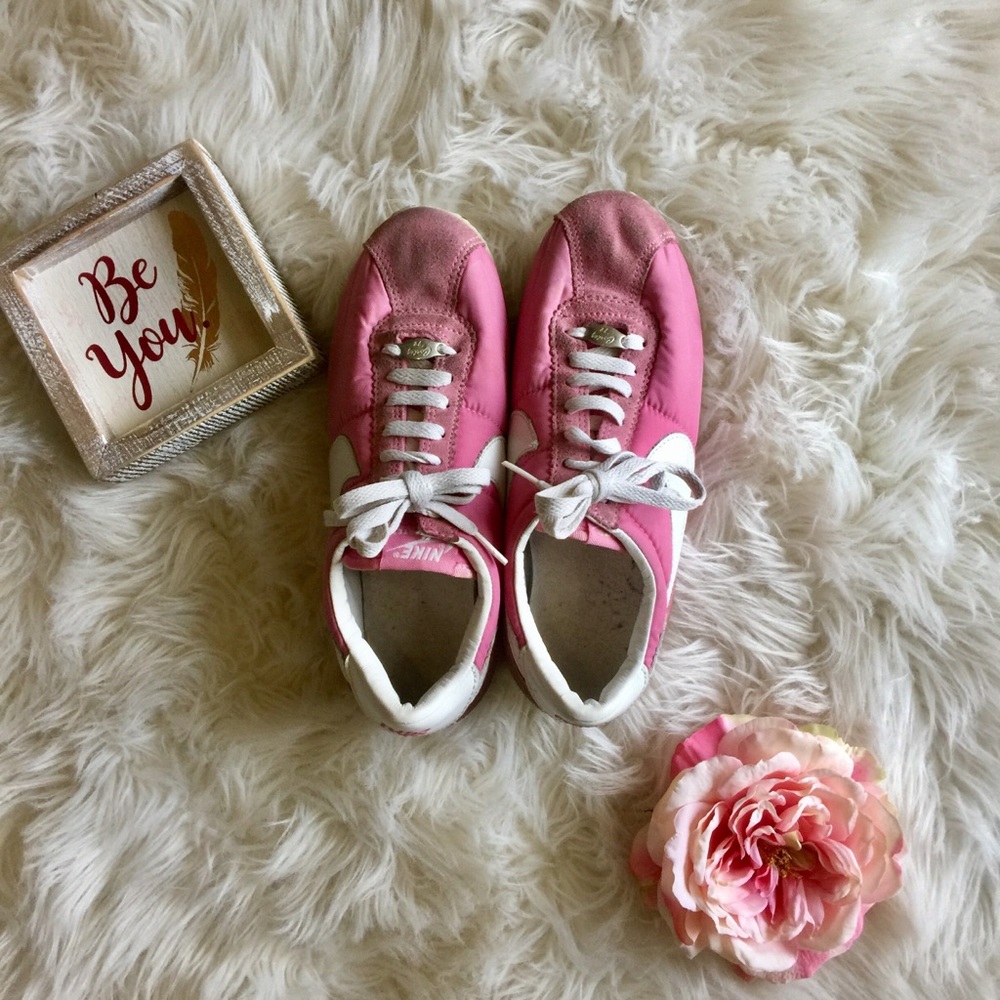 Pink Nike Cortez